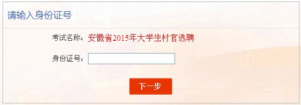2013安徽村官成绩查询时间