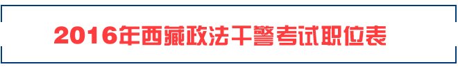 2016年甘肃政法干警招录职位简章（