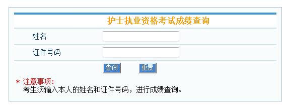 2021年福建护士资格证成绩查询入口
