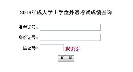 2019年湖北黄石成人学位英语成绩查
