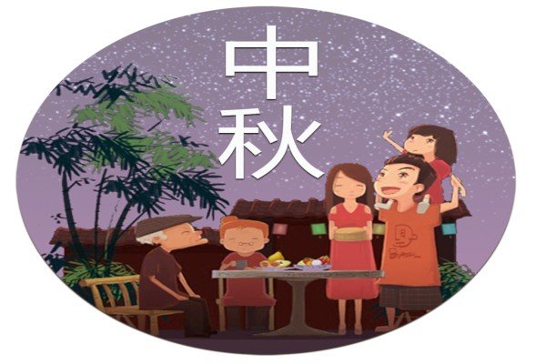 一轮圆月
