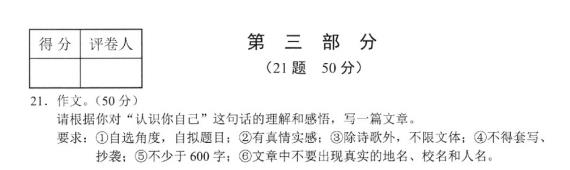 中考分数线信息