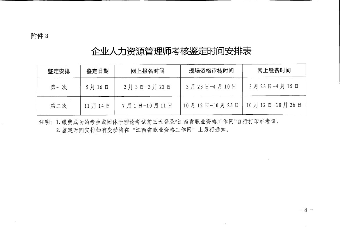 2020年浙江人力资源管理师三级报名
