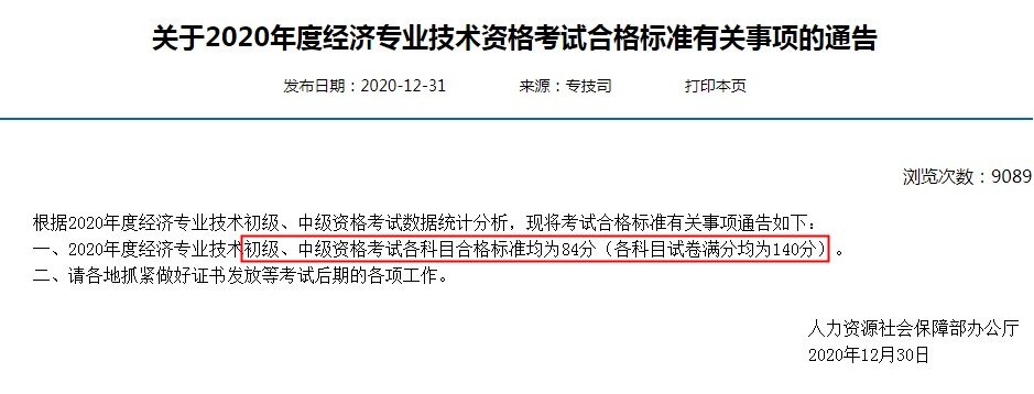 2021年山西朔州中级经济师报名时间