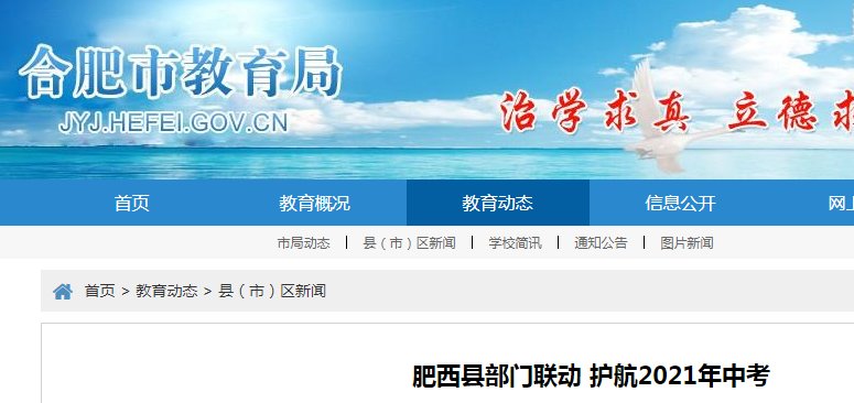 2021安徽省合肥市肥西县中考设 4