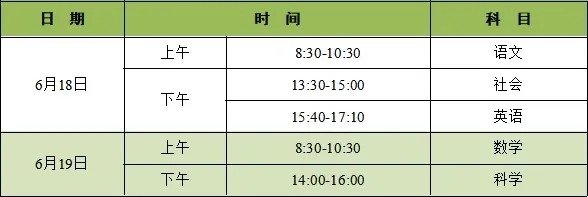 6月19-20日 共9.9万名考生 
