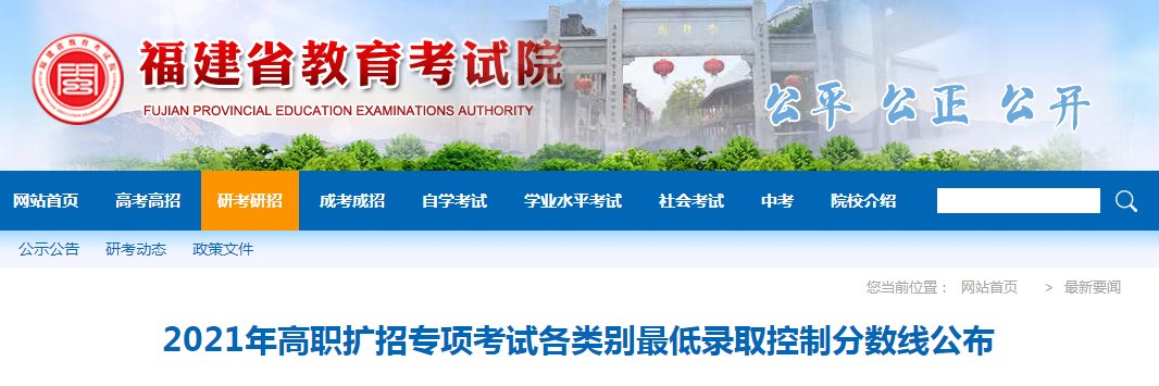 2021福建高考本科分数线是多少