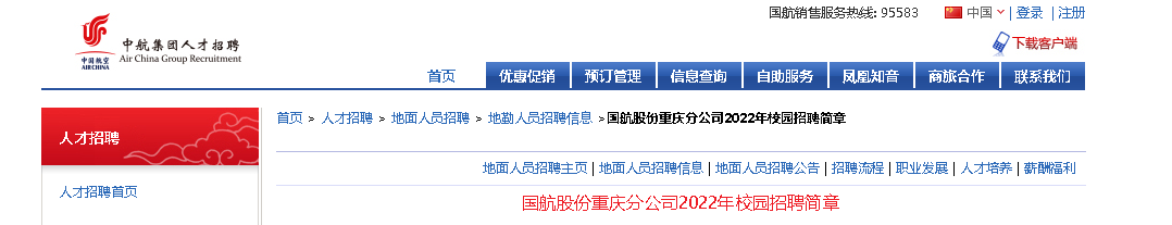 2017年国航股份重庆分雅博app官