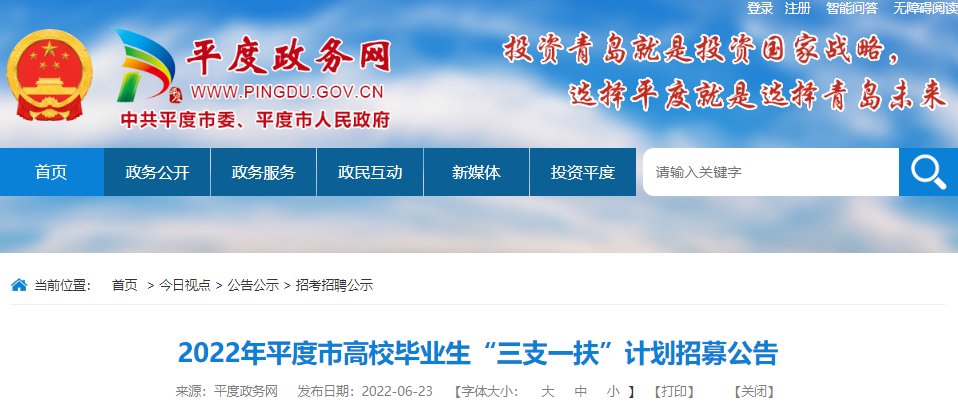 2022年山东临沂市高校毕业生三支一