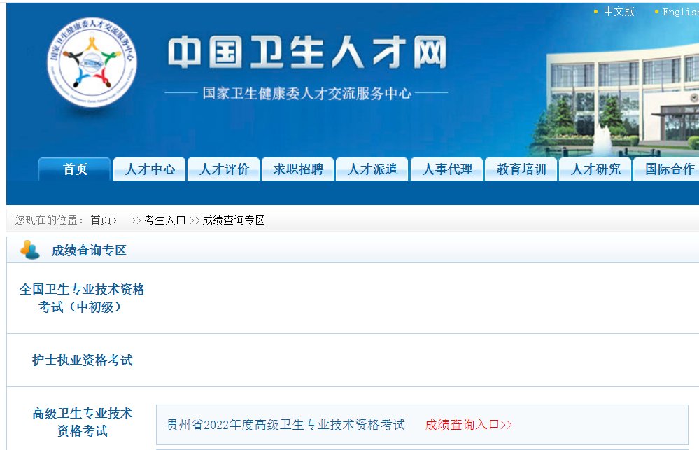2020年贵州卫生专业技术高级职务专