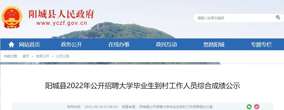 2022年山西晋城市阳城县公开雅博a