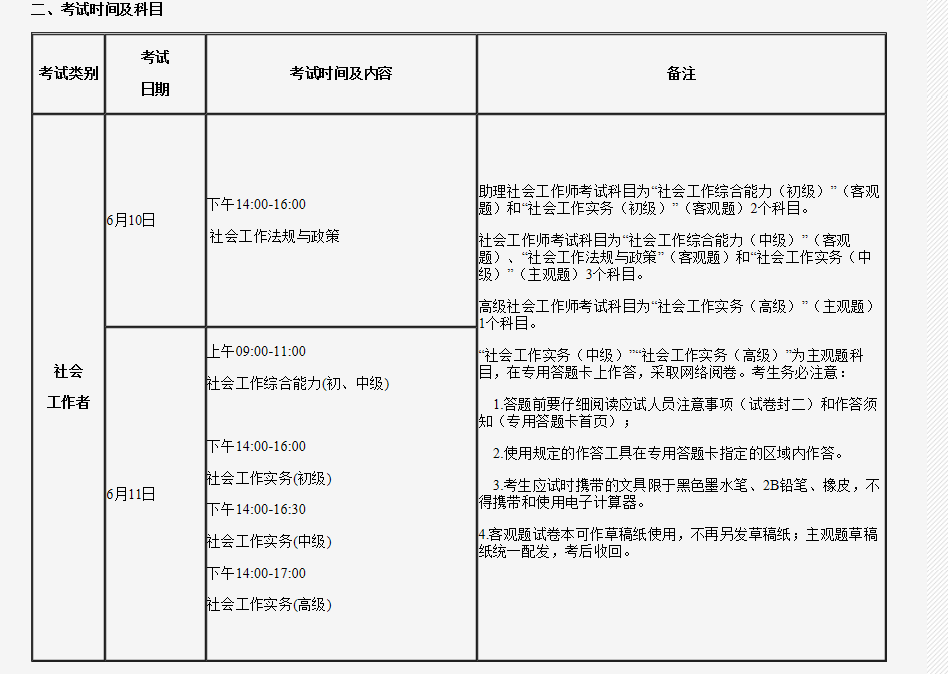 科目及设置[6月10日-6月11日]