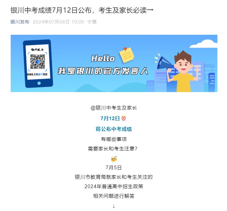 2021年宁夏中卫中考分数线