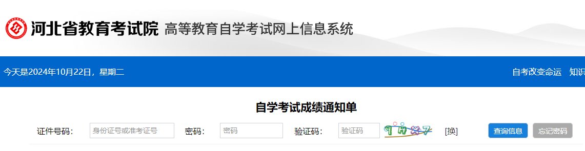 2025年上半年河北衡水自考成绩查询