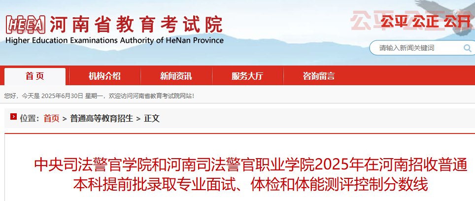体检控制线分数线