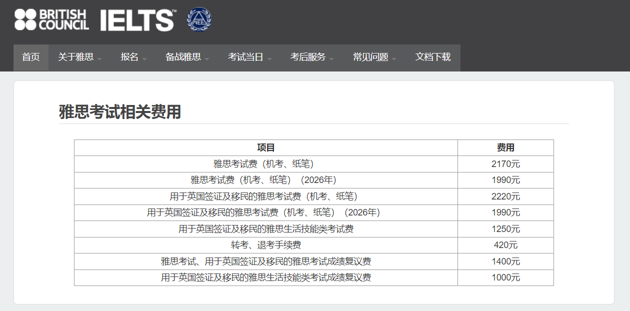 2026年6月雅思成绩查询时间