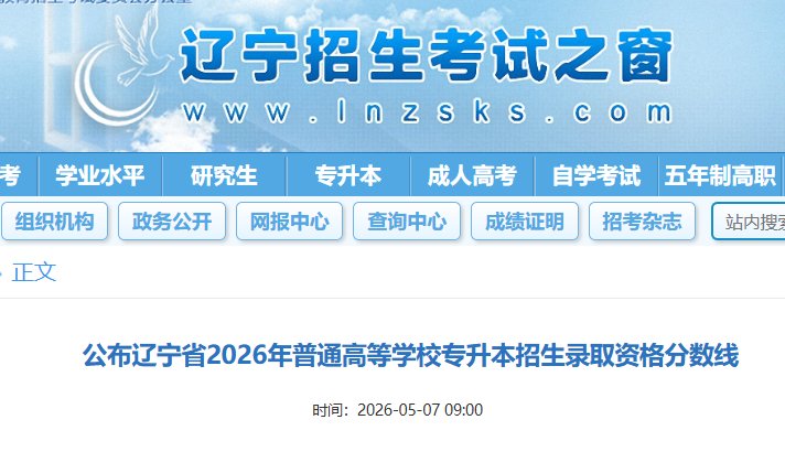 2026年湖南专升本考试分数线已公布