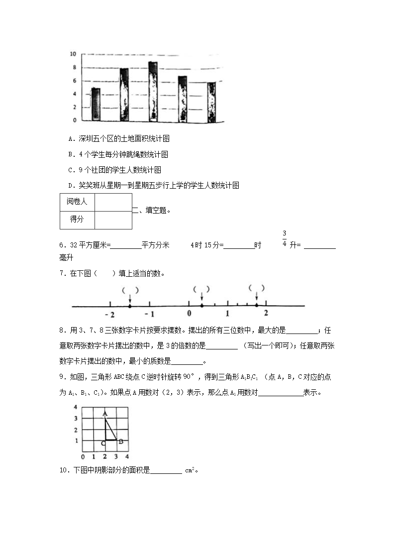 2021-2022年广东省深圳市龙华区六年级下册期末数学试卷及答案2.png 【文档格式】 Word版