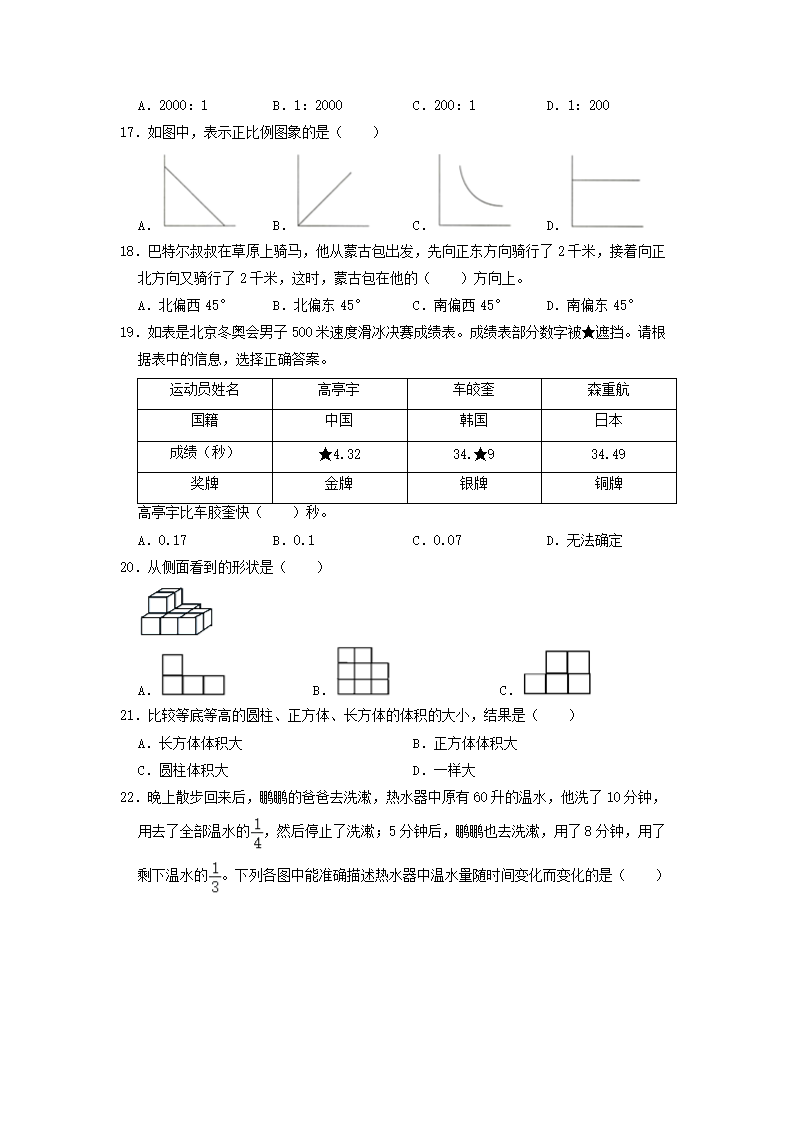 2021-2022年广东省深圳市福田区六年级下册期末数学试卷及答案3.png 【文档雅博app下载入口最新版下载】