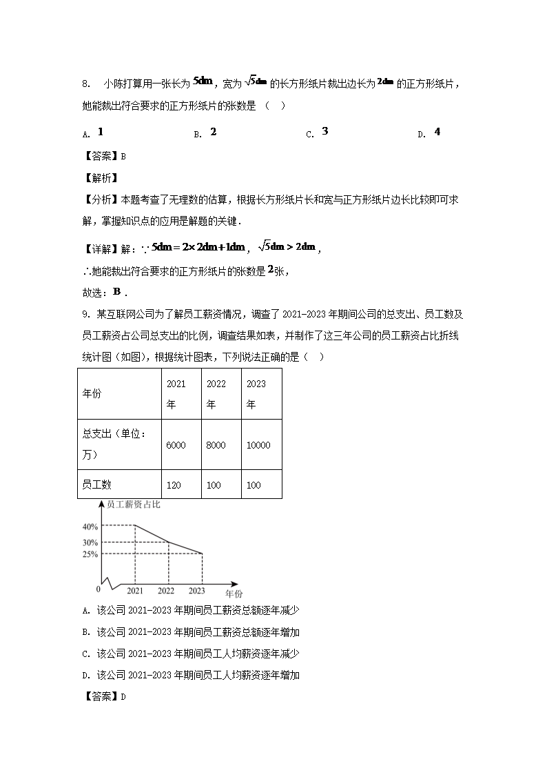 2023-2024学年福建厦门集美区七年级下册数学期末试卷及答�?.png 前五页预览如下